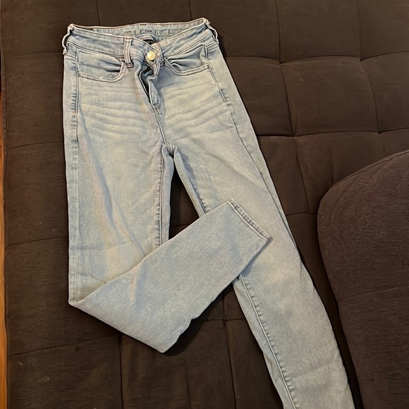American eagle womens next level stretch hi rise jeggings - Picture 1 of 3